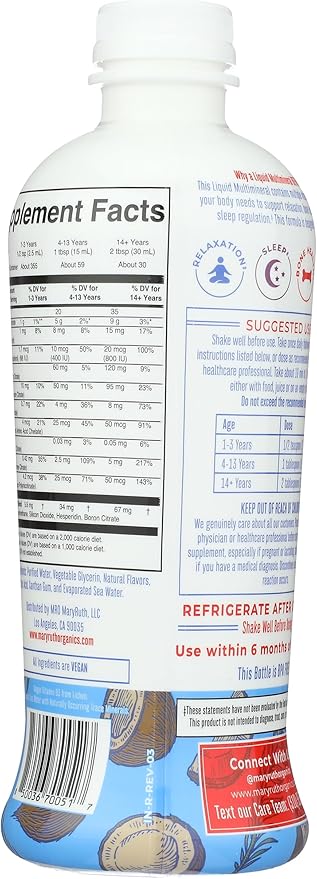 Mary Ruth's Liquid Nighttime Multimineral 30 FZ