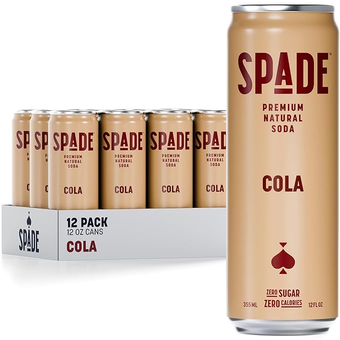 Spade Soda Modern Cola 12 fl oz (Pack of 12)