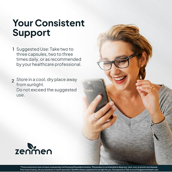 Zenmen Daily Tick Guard Immune Support Supplement - Improved Formula - Japanese Knotweed Cat's Claw Chinese Skullcap Cryptolepis Sanguinolenta Sweet Wormwood - 180 Vegan Capsules Made in The USA
