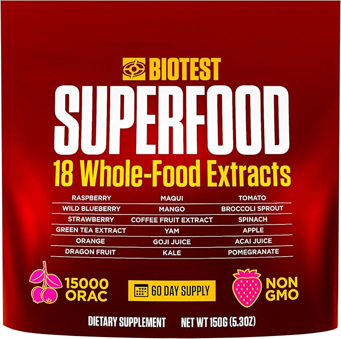 Biotest Superfood - Berry-Dense Polyphenols - 30 Servings