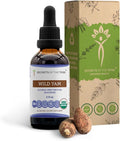 Secrets of the Tribe Wild Yam Alcohol-Free USDA Organic Tincture (Glycerite) 695 mg Responsibly farmed Wild Yam (Dioscorea Villosa) Dried Root (2 Fl Oz) Hormone Support Supplement
