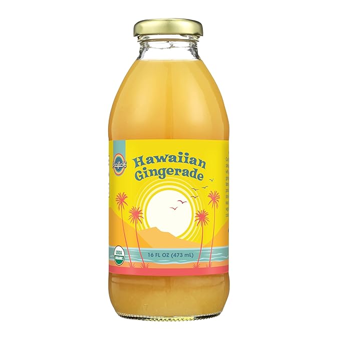 Pacific96 Organic Hawaiian Gingerade 16oz (10 Pack)