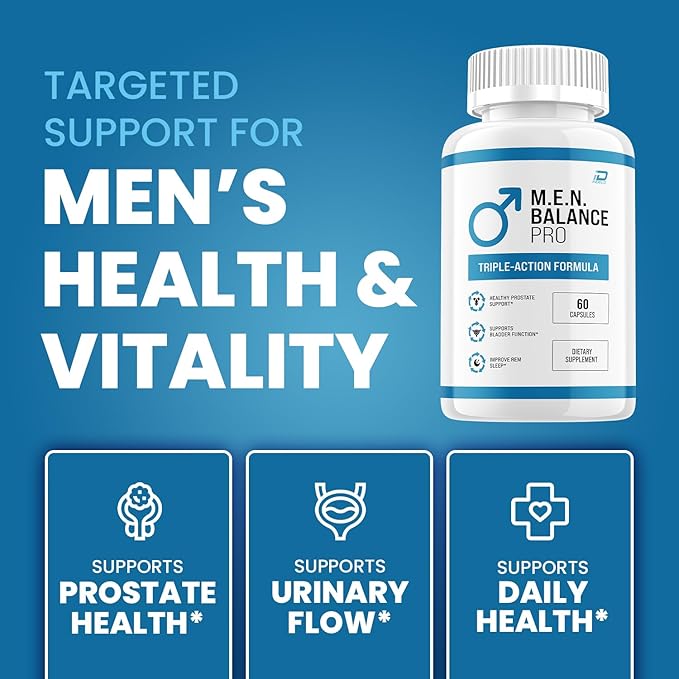 M.E.N Balance Pro Supplement – M.E.N BalancePro Capsule Advanced Formula Supplements Health Reviews (3 Pack - 180 Capsules)