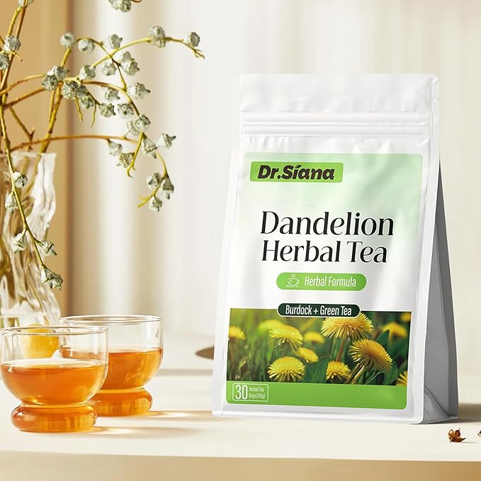 Dr.Siana Burdock Root Tea &amp Green Tea5g x 30 Teabags - Premium Natural Herbal Tea Support Digestive Function