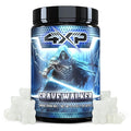 4XP Gravewalker White Gummy Gaming Energy Drink Mix| Low-Caffeine Nootropic Powder with B Vitamins &amp White Gummy Flavor for Gamers | 50-Serving Container