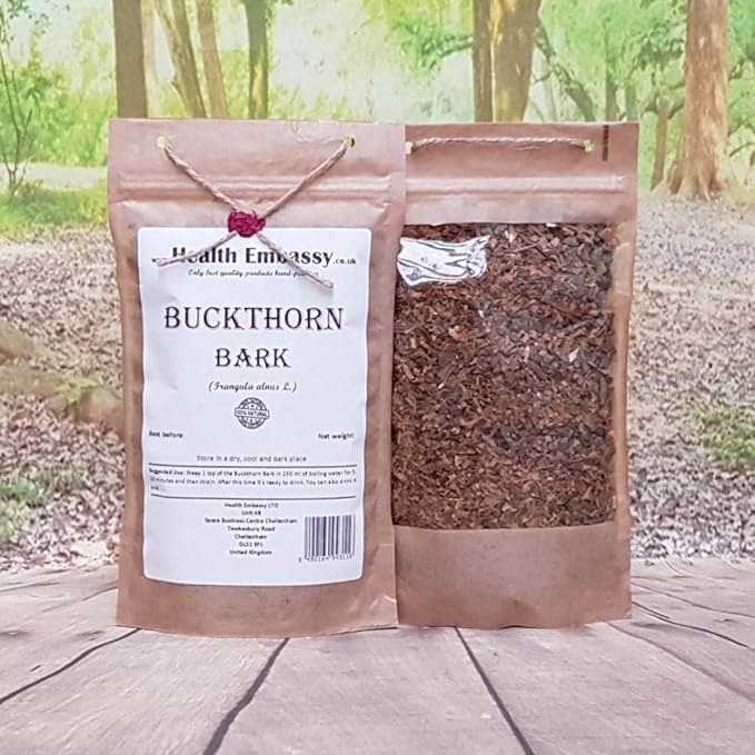 Health Embassy Buckthorn Bark | Frangula alnus L | Herbal Tea (50g)