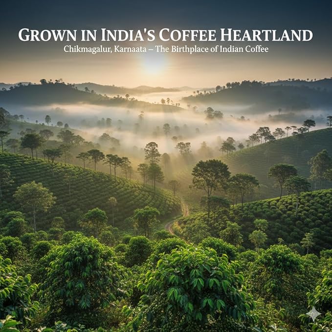 Current Crop Roasting Shop India Mysore Nuggets Green Coffee Beans – Unroasted Arabica for Home Roasting – Chikmagalur Single Origin Washed Process 3-Pound Bag