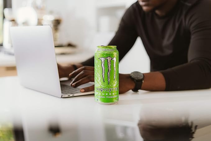 Monster Energy Ultra Paradise Sugar Free Energy Drink 16 Ounce (Pack of 24)