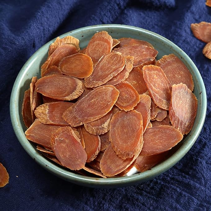 18 Years Red Ginseng Slices Korean Ginseng Red Panax Korean Red Ginseng Roots Slice Korean Ginseng Dried Red Panax Ginseng Slices Red Ginseng Root Slices Red Ginseng Slice (100 Grams /0.22 lbs)