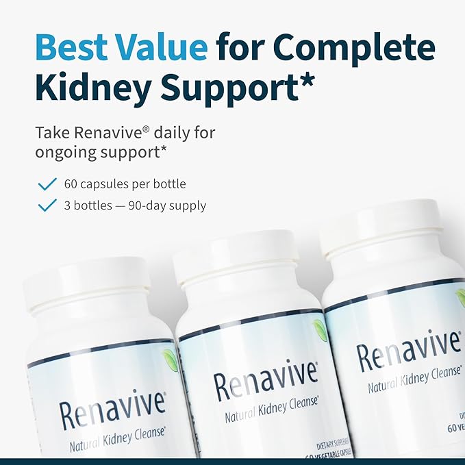 Kidney Cleanse - Premium Kidney Support Supplement with Chanca Piedra Stone Breaker - Supports Natural Cleansing &amp Urinary Tract Health - 60 Capsules (Pack of 3)