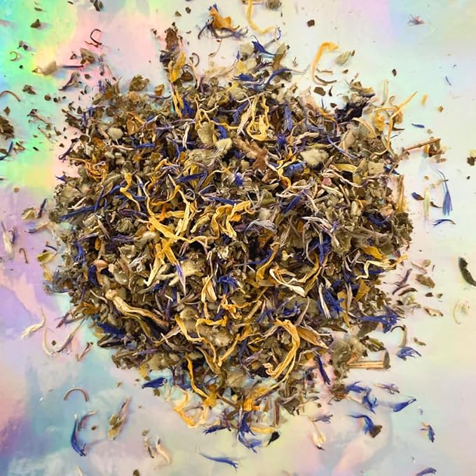 Cosmic Atma Herbal Smoking Blend – Holy Boost for Energy &amp Brain Power | Herbal Tea Loose Leaf &amp Smokable Herbs – 14gm/0.5oz