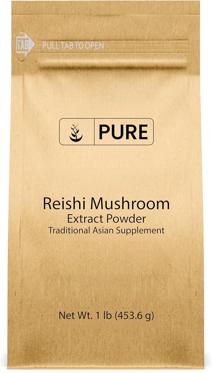 PURE ORIGINAL INGREDIENTS Reishi Mushroom (1lb) Lingzhi Traditional Supplement Non-GMO Lab-Verified
