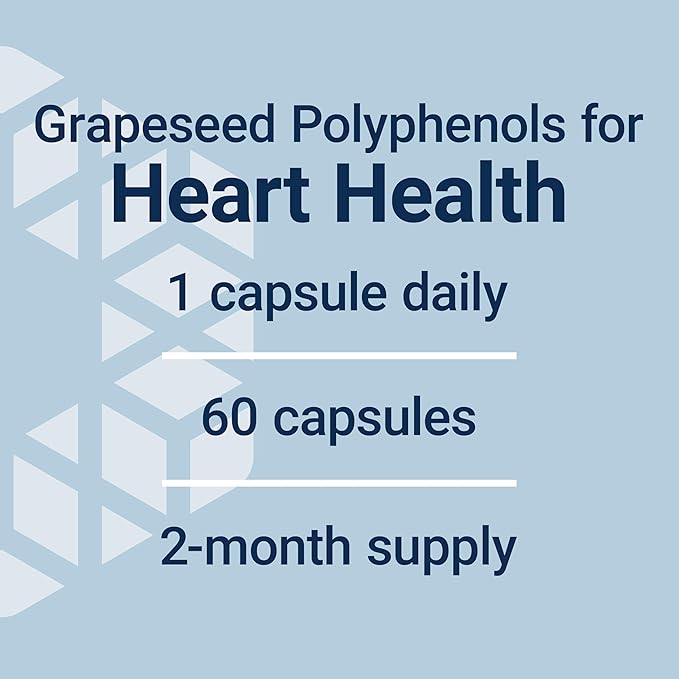 Life Extension Grapeseed Extract Vitamin C Calcium resveratrol polyphenols Cardiovascular Health antioxidant Protection Gluten-Free Non-GMO Vegetarian 60 Capsules
