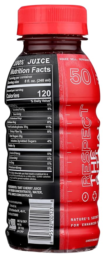 Cheribundi Energy Drink Cherry Juice 8 Ounce (Pack of 12)