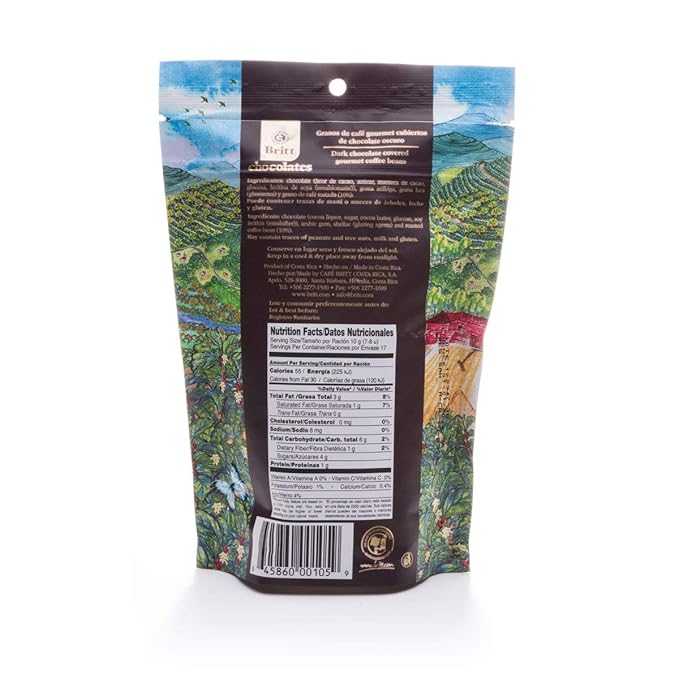 Cafe Britt® Chocolates – Gourmet Chocolate-covered Arabica Coffee Beans (Dark Milk and White Chocolate) (3 Pack) (6 oz) Gluten Free No Artificial Ingredients No Trans Fat Costa Rican Product