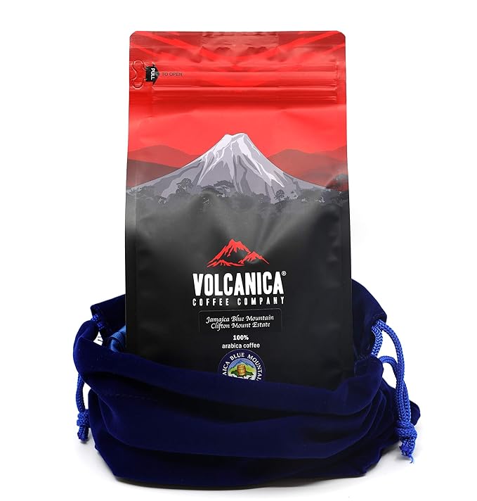 Jamaican Blue Mountain Coffee Clifton Mount Estate 100% Certified Ground Fresh Roasted 16-ounce