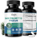 Catfit Saw Palmetto for Men – Prostate Health &amp Urinary Support &amp DHT Blocker Hair Health with Biotin 6000mcg Pumpkin Seed Oil Pygeum &amp Lycopene – Energy &amp Vitality Formula 120 Cap
