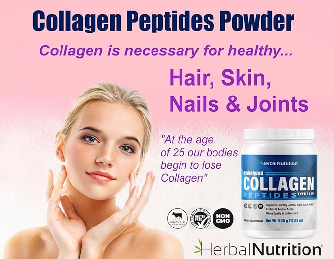 Collagen Peptides Powder Hydrolyzed Proteins are Vital Proteins for Skin Hair Nails and Joint Health Keto Paleo Friendly Non-GMO Gluten Free 25 20mg Servings 2 Containers