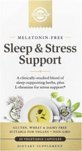 Solgar Sleep &amp Stress Support 60 Vegetable Capsules