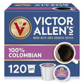 Victor Allen's Coffee 100% Colombian Medium Roast 120 Count Single Serve Coffee Pods for Keurig K-Cup Brewers
