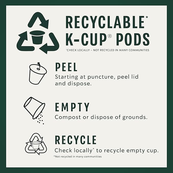 Starbucks K-Cup Coffee Pods Medium Roast Hot or Iced Coffee Pike Place Roast 96 Keurig Pods