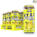 RYSE Fuel Energy Drink - Country Time Lemonade - Sugar Free Gluten Free &amp Vegan - 200mg Natural Caffeine Taurine &amp Choline for Focus &amp Energy - No Artificial Colors - 16 fl oz Cans (12-P