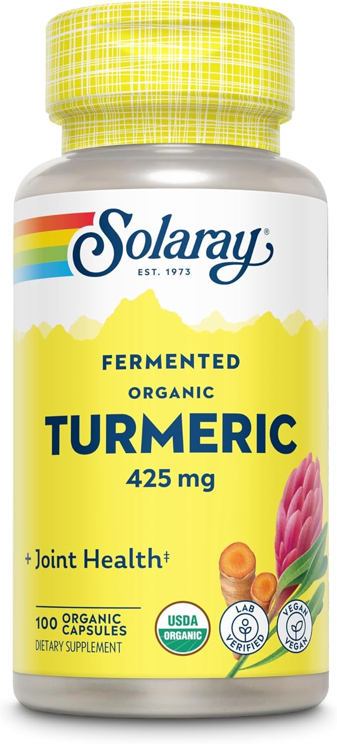 SOLARAY Fermented Turmeric Root 500mg | 100 VegCaps