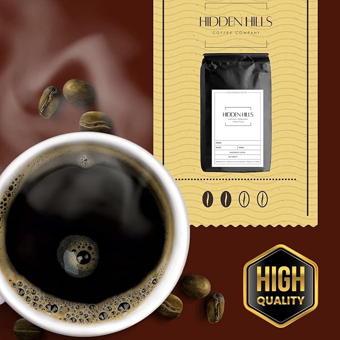Hidden Hills Whiskey Barrel Aged Coffee Freshly Roasted Personally For You Upon Ordering And Shipped Directly Strong &amp Smooth Blend 30 Days Aged In A Bourbon Barrel