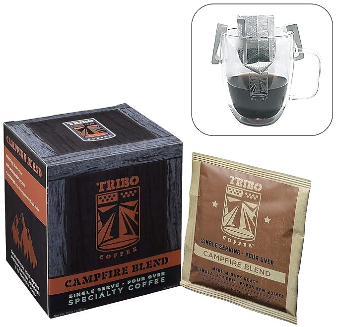 Tribo Coffee Single-Serve Portable Pour Over Drip Coffee | The Blends Masterclass Bundle |10-servings each (30 total servings)