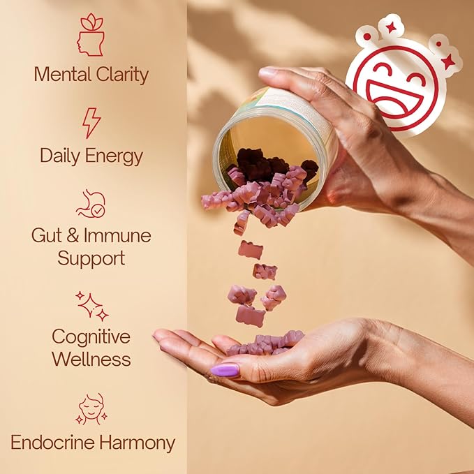 150 Sea Moss Gummies | Strawberry Flavor Vegan Gummies | Extra Rich 9-in-1 Formulation with Irish Sea Moss Elderberry Bladderwrack Burdock Ashwagandha Maca Zinc B12 | Energy &amp Immune Suppor
