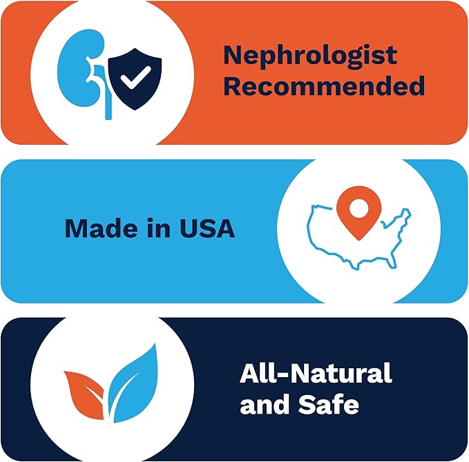 Renadyl Kidney Probiotic Supplement | Urea Creatinine &amp Uric Acid Support | 45 Billion CFUs | Clinically Tested Non-GMO &amp Made in USA 180 Capsules (3 Bottles 3 Month Supply)