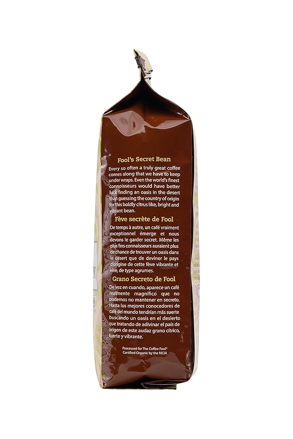 Coffee Fool's Organic Fair Trade Secret Bean (Perk)