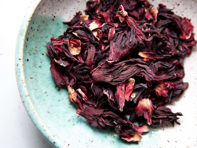 Jamaican Sorrel (Hibiscus Tea) 4oz – Dried Hibiscus Sabdariffa Flowers Loose Leaf | Caribbean Sorrel Drink | Caffeine Free Herbal Tea | Antioxidant Rich | RastaMan Stew