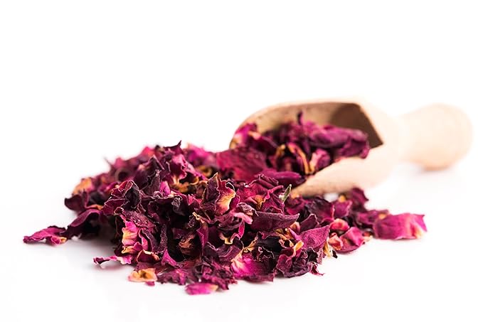 Organic Culinary Rose Petals 12 oz Dried Edible for Tea and Bath