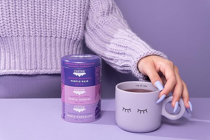 JUSTEA Purple Tea Trio Jasmine  102 GR