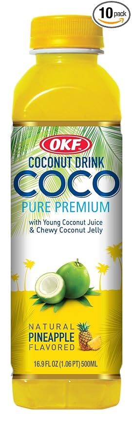 Coco Coconut Drink Pinapple 16.9-Ounce (Pack of 20)