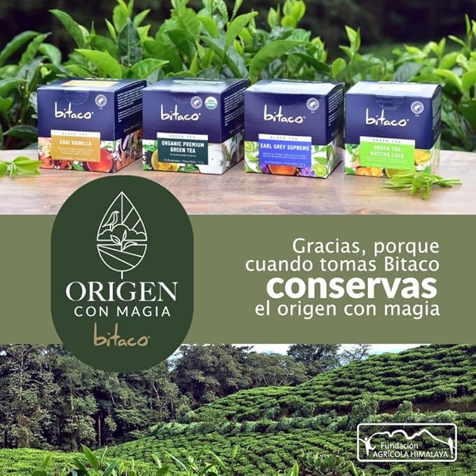 RUUFE Herbal Tea (30 Tea Bags) - Dragon Fruit English Breakfast Earl Grey Supreme Aromaticas Colombianas White Tea Pineapple Pitahaya Black Tea Mango Biche Natural Bergamot Flavor