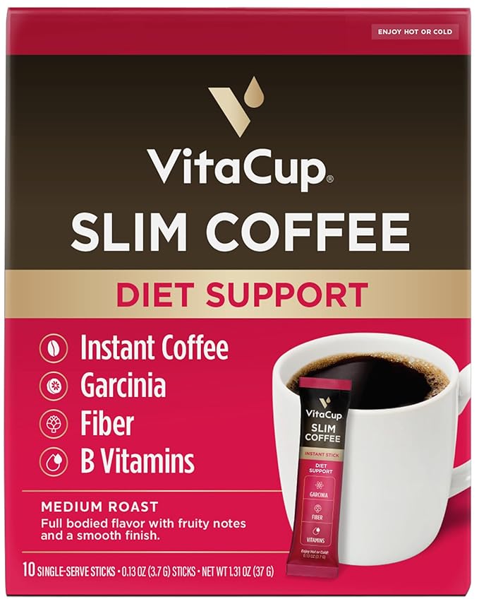 VitaCup Instant Slim Coffee 10Ct &amp Hydration 10Ct
