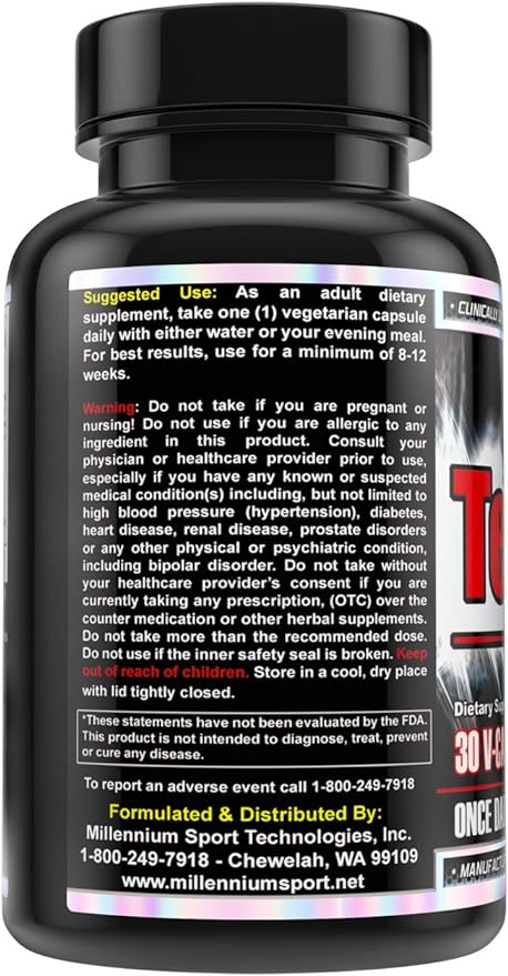 MST Testofen Fenugreek Seed Extract Standardized to 50% Fenuside™ 600mg 30 Count BSCG Certified Drug Free