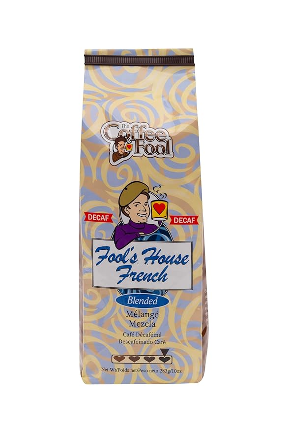 Coffee Fool's Decaf House French (Perk)