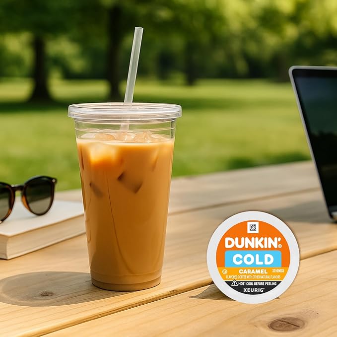 30-Count Cold Brew&amp Iced Coffee K-Cup Pods Variety Pack: Starbucks Mcdonalds Dunkin Green Mountain Donut Shop - Signature Black Vanilla Hazelnut LatteMocha Frappe Caramel Coffee with Recip