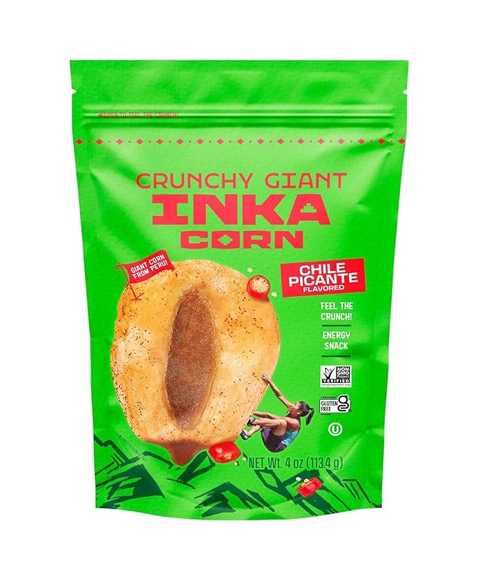 Inka Crops Corn Variety Pack (Original Crushed (3.5oz) Original Giant (4oz) Giant Chile Picante (4oz)) (1ea)