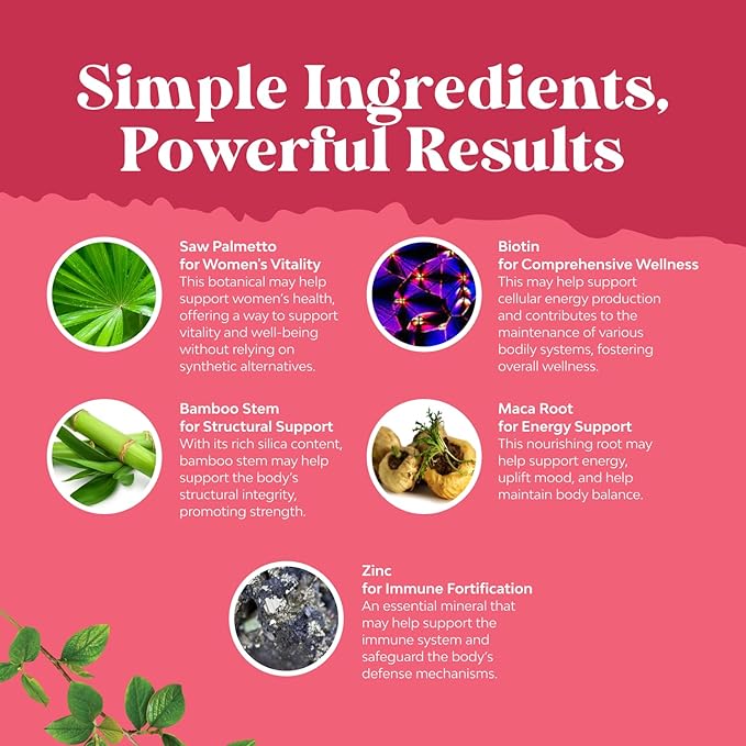 Extra Strength Saw Palmetto for Women - DHT Blocker Restoring Hair Vitamins for Hair Health - 500mg Pure Saw Palmetto Capsules with Maca Root &amp Biotin for Stronger Healthier Looking Hair 180 Count
