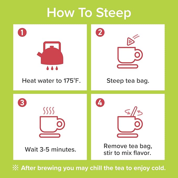 Onkatsu Farm Azuki Bean Premium Japanese Tea Bags Rich Nutty Flavor Hot or Iced Caffeine Free 40 Total Tea Bags