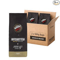 Caffe Vergnano 1882 Antica Bottega Whole Bean Arabica Medium Roast Espresso - Italian Coffee Beans Chocolate Nuts and Caramel Notes Intensity 5/10 3.3 lbs