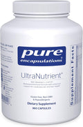 Pure Encapsulations UltraNutrient - Minerals &amp Multivitamins - Supports Liver &amp Heart Health* - Supplement for Antioxidants - with Vitamin C CoQ10 &amp More - Gluten Free - 360 Capsules