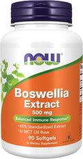 NOW Foods Supplements Boswellia Extract 500 mg in MCT Oil Base Balanced Immune Response* 90 Softgels