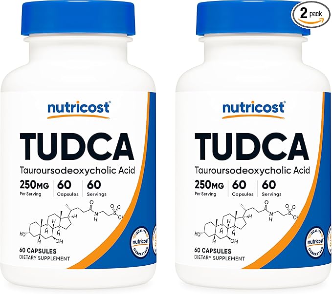 Nutricost Tudca 250mg 60 Capsules (2 Bottles)