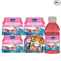 Ocean Spray White Cran Strawberry Fruit Juice Drink 10 fl oz Plastic Bottles 24 Pack + 2 Reusable Snack Bags by KOOL8SHOP Infinite Deals