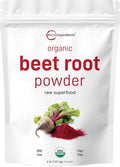 Organic Beet Root Powder 4 Pounds | Cold Pressed Water Soluble High Concentrated Raw Beet Supplement | Superfood Drink Mix | Non-GMO Vegan Friendly Plant Based